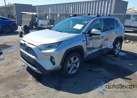 2020 Toyota Rav4 Hybrid Limited from USA, damaged, VIN JTMDWRFV2LD528711
